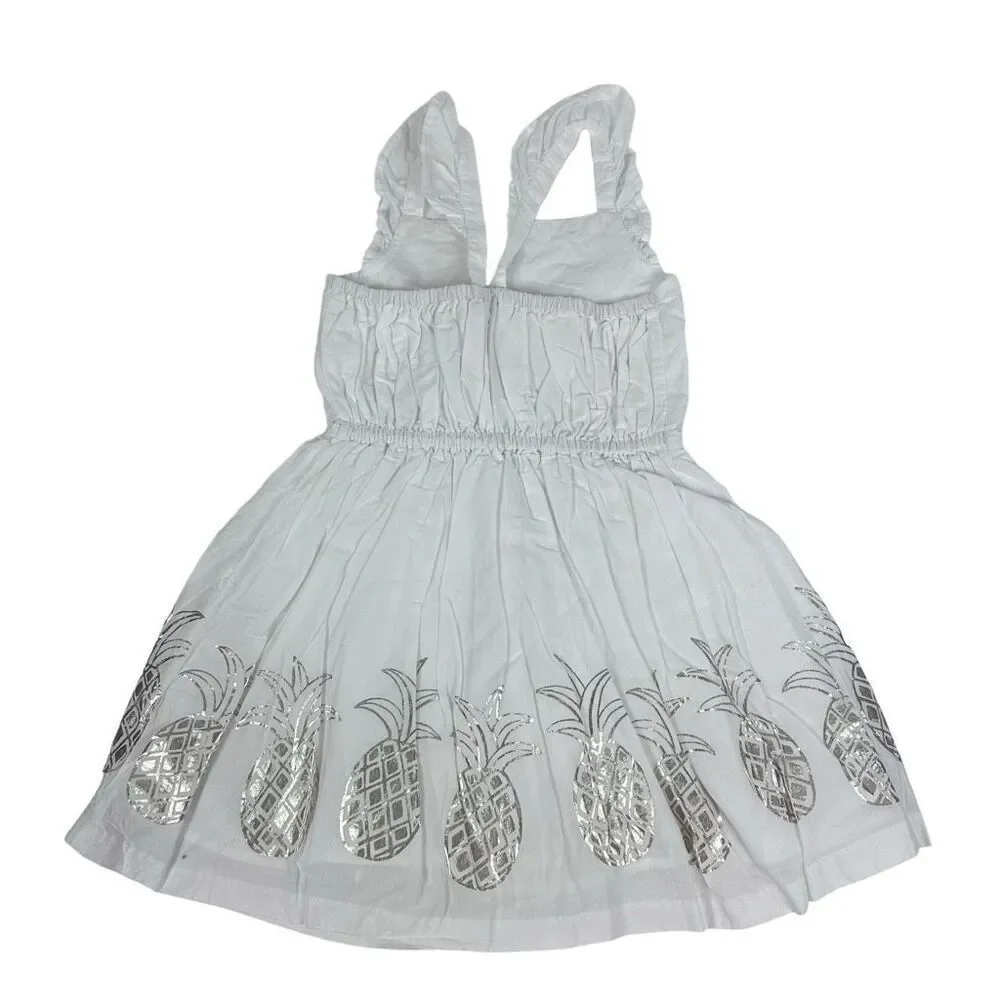 Gymboree white metallic